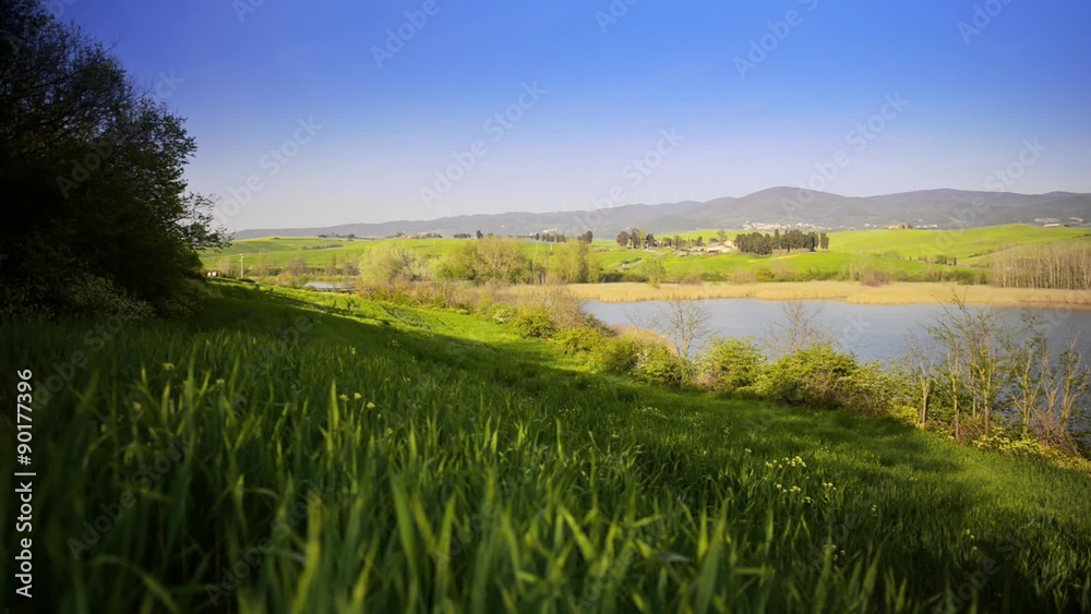 View on a Tuscany landscape. View on a Tuscany landscape.