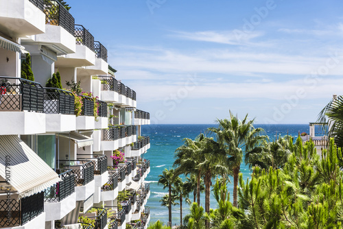 Fototapeta Naklejka Na Ścianę i Meble -  Apartments in the Costa del Sol, Spain