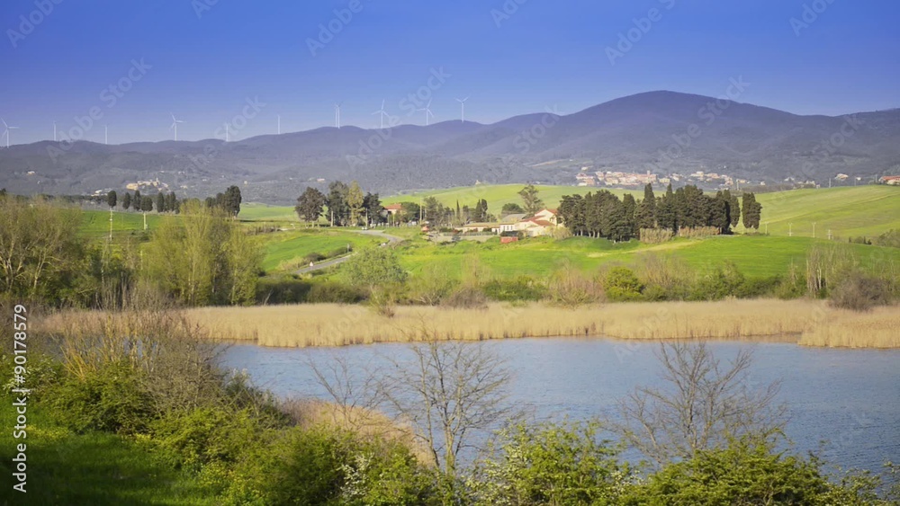 View on a Tuscany landscape. View on a Tuscany landscape.