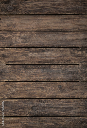 Alter Holz Hintergrund im Hochformat in der Farbe dunkelbraun. photo