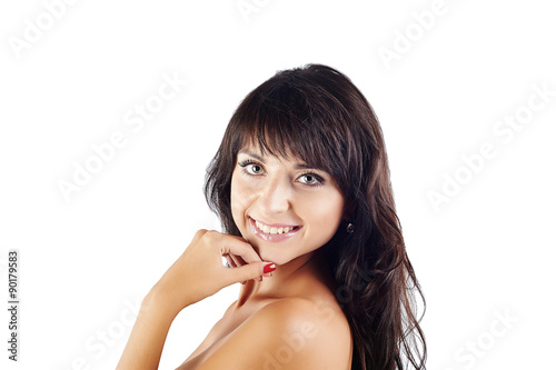 Young adult brunette woman