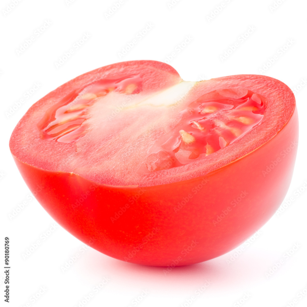 Tomato vegetable slice isolated on white background cutout Tomato vegetable slice isolated on white background cutout