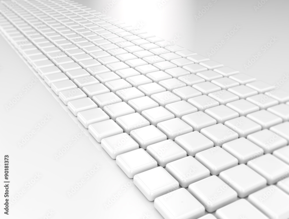 Glossy cubes background 