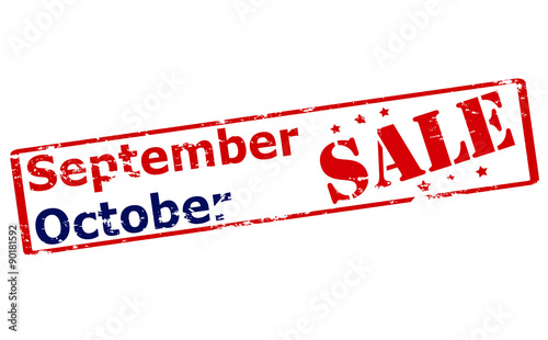 September Octomber sale