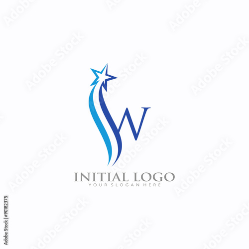 Classic Initial W Abstract Logo icon design