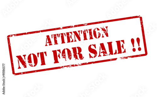 Attention not for sale