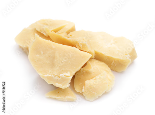 Cocoa butter isolated