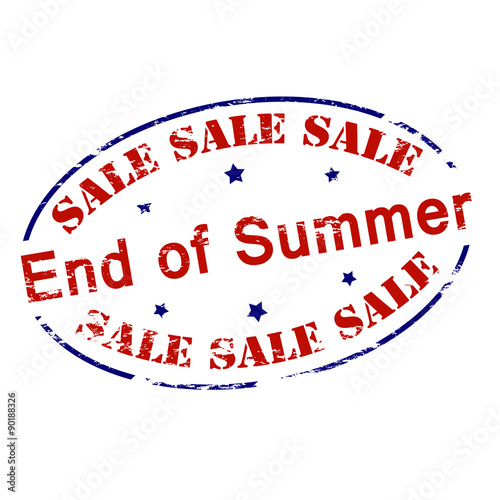 Sale end of Summer