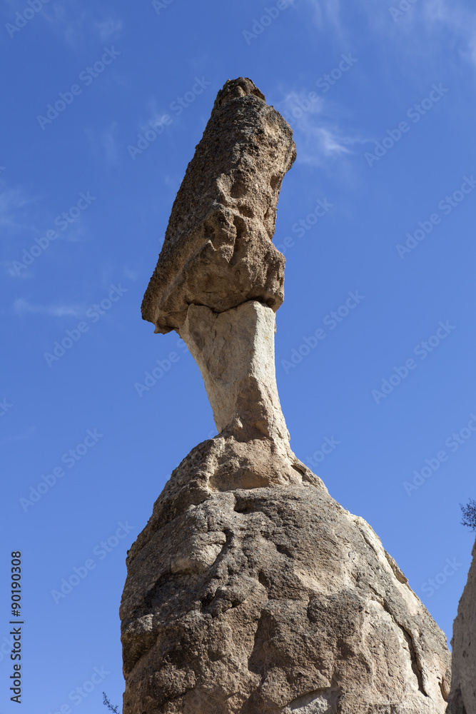 Каппадокия, Турция. Скалы выветривания в долине Монахов (Долина Пашабаг)