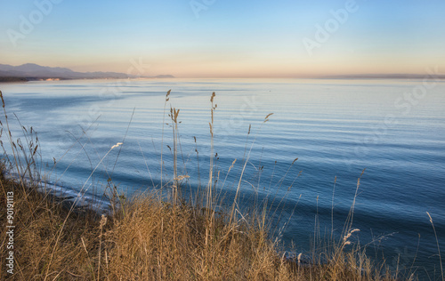 Fototapeta Naklejka Na Ścianę i Meble -  Tranquil Morning by the Sea