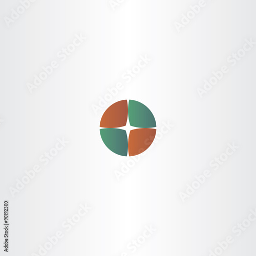 compass circle logo camping vector