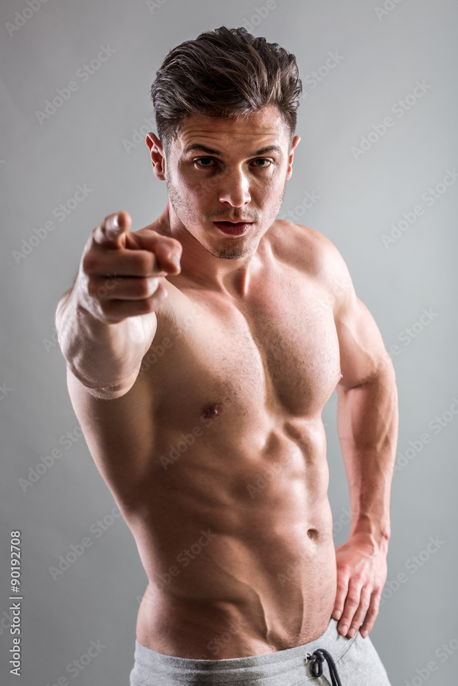 Fototapeta premium Handsome muscular man