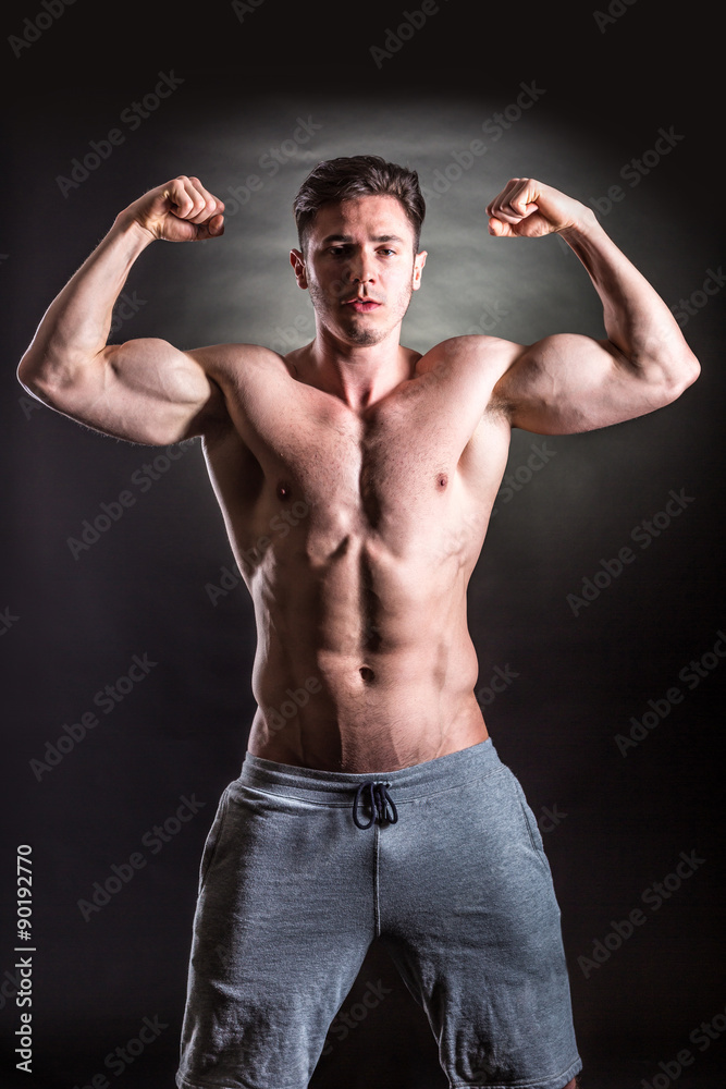 Handsome muscular man