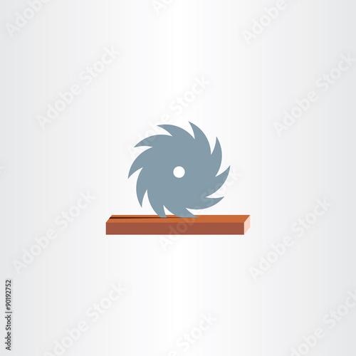sawmill cutting wood icon