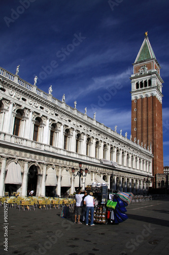 Campanila tower on San Marco, Venice, Italy photo