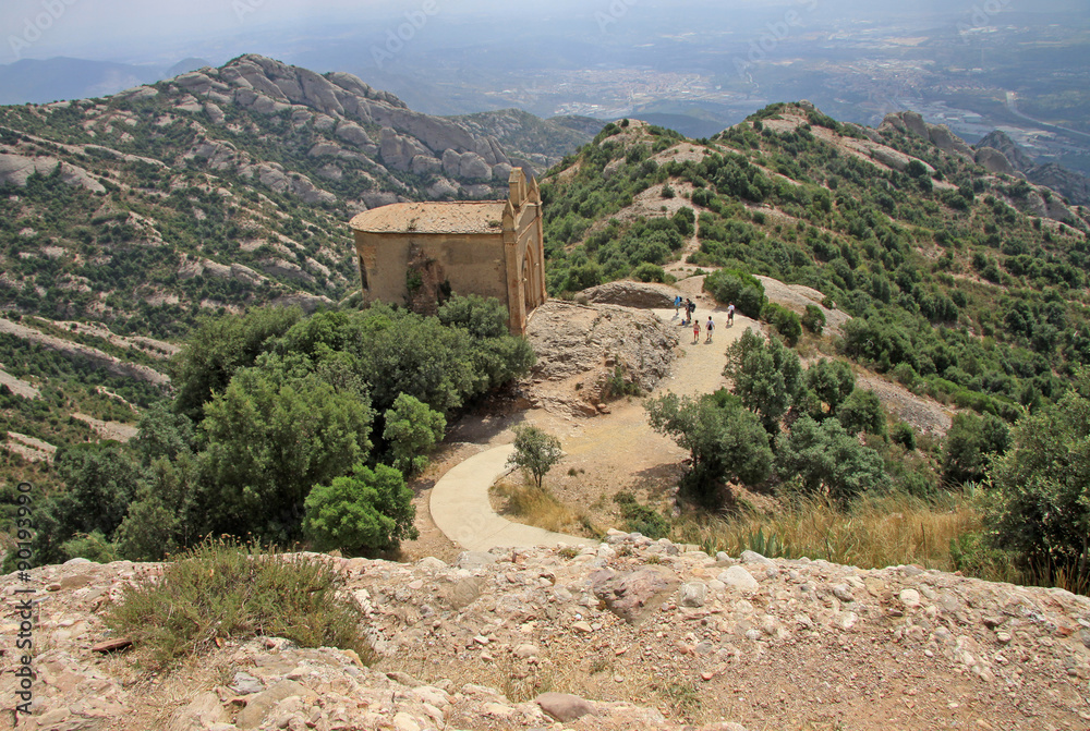 Saint Joan hermitage in Montserrat Mountain, Spain
