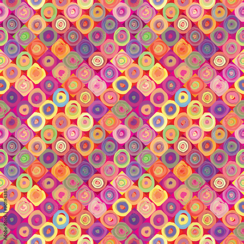 Abstract seamless ornamnetal pattern. Geometric textured background in retro style Abstract seamless ornamnetal pattern. Geometric textured background in retro style