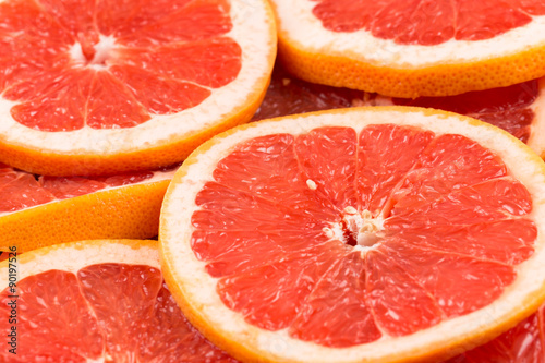 Grapefruit slices