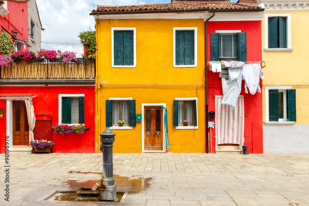 Fototapeta premium Italy. The island of Burano.