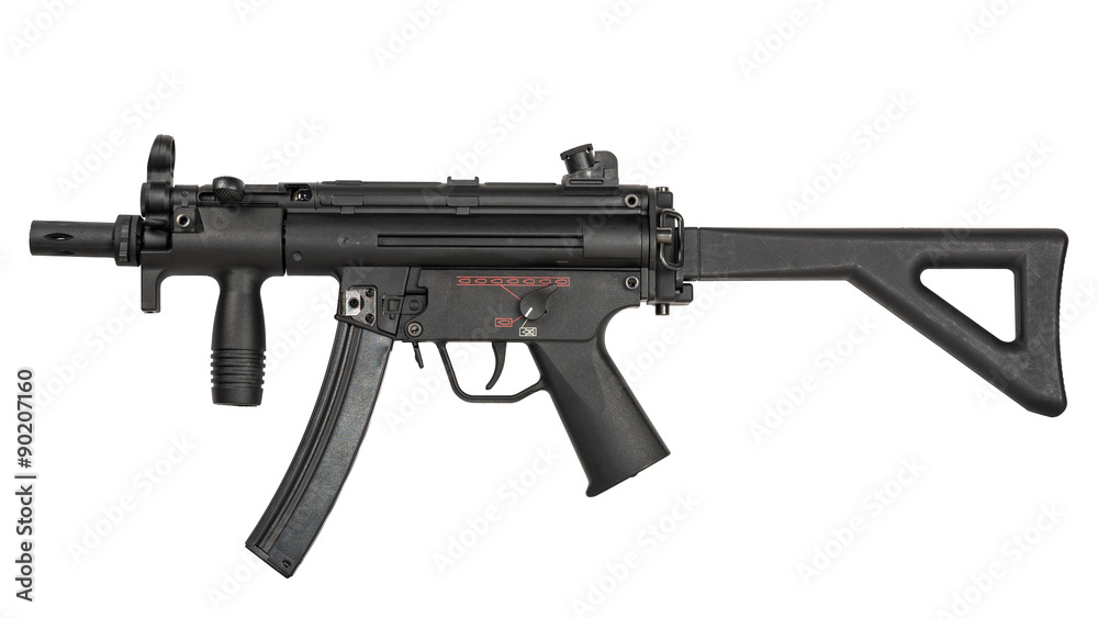 Submachine Gun - isolated Submachine Gun - isolated