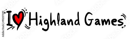 Highland Games love