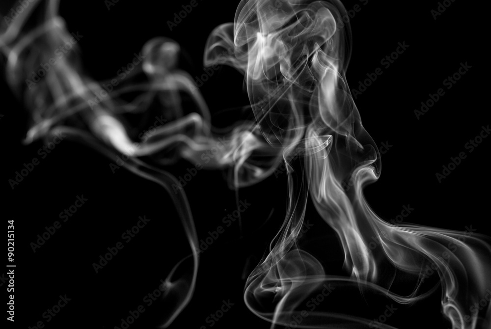 Abstract smoke on a black background. aromatherapy Abstract smoke on a black background. aromatherapy