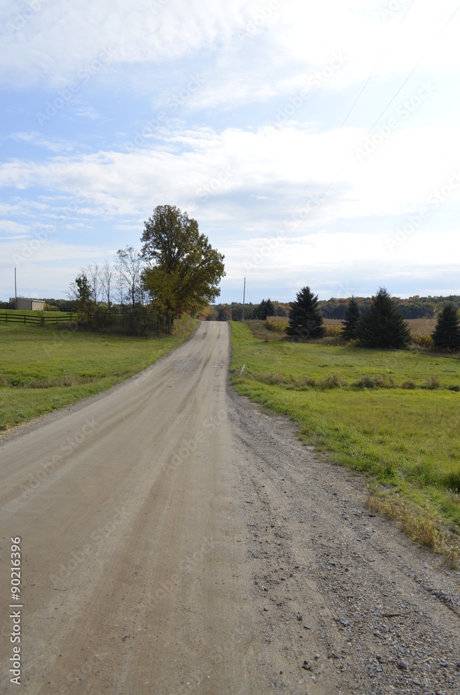 Unimproved Rural Country Road