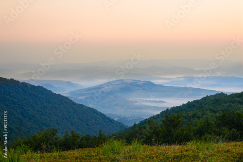 Morning in the Carpathians