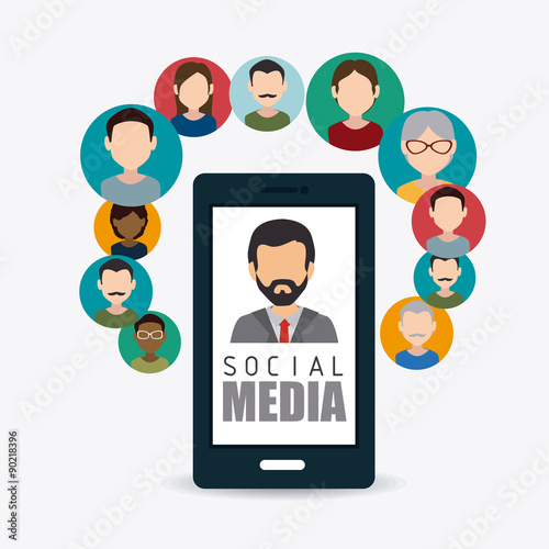 Social media design.