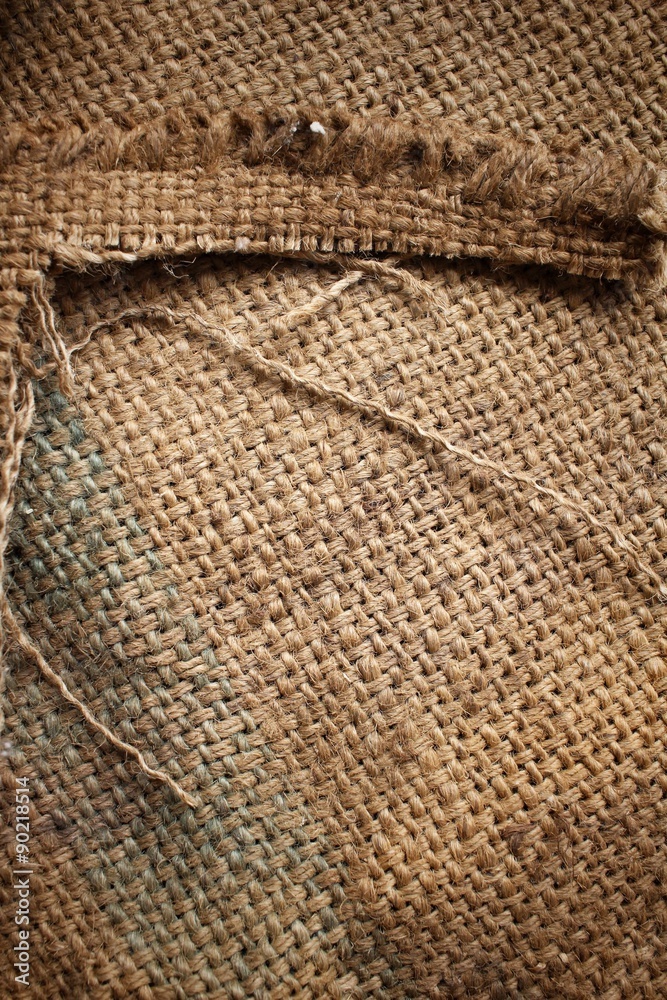 Fototapeta premium Vintage sackcloth background