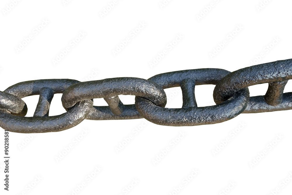 Obraz premium Old anchor chain