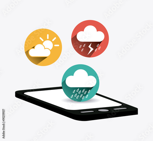Weather mobile app.