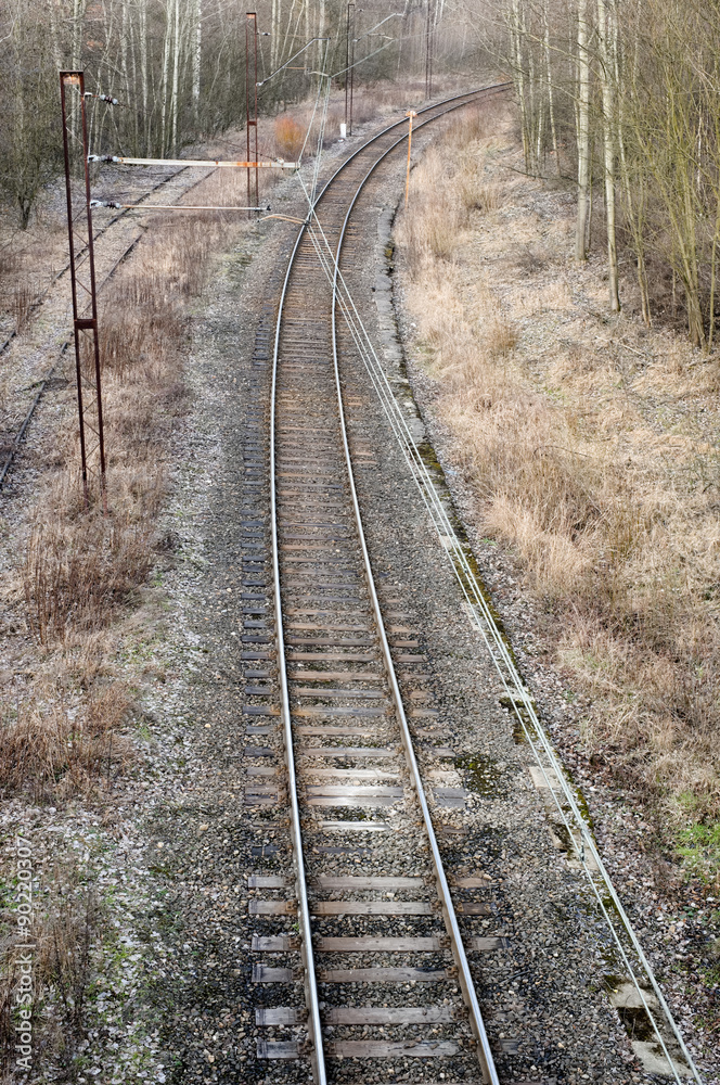 Railroad track