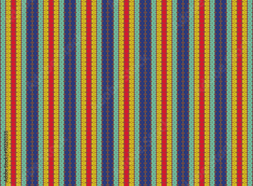 Repeated textile pattern vertically oriented