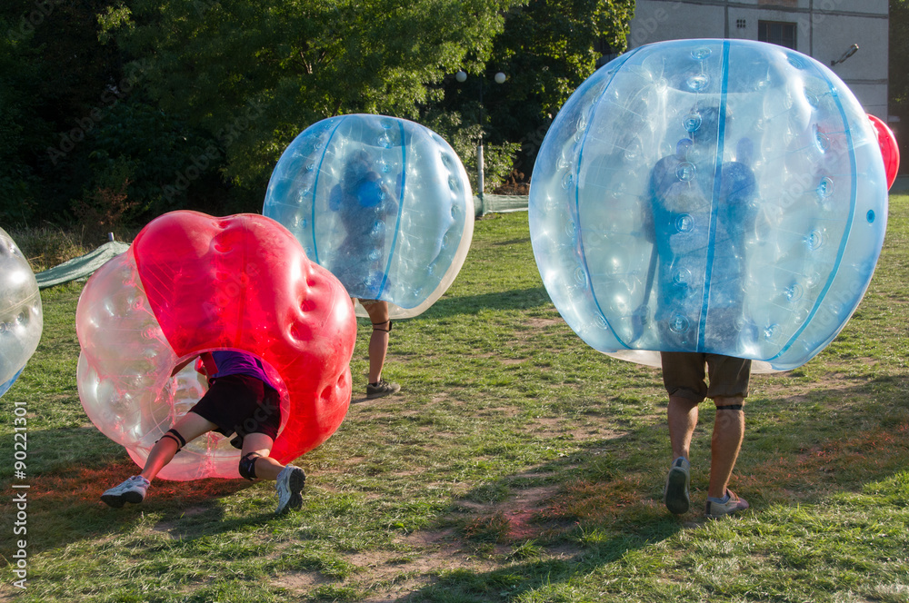 indoor bubble football