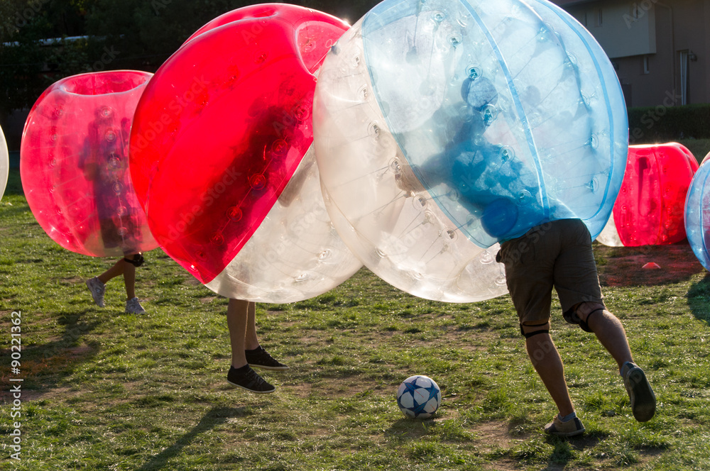 Bubble Football Stock-Foto | Adobe Stock