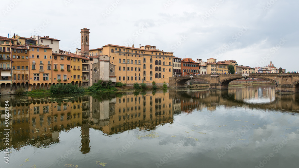Florence, view of the river Arno