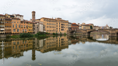 Florence  view of the river Arno