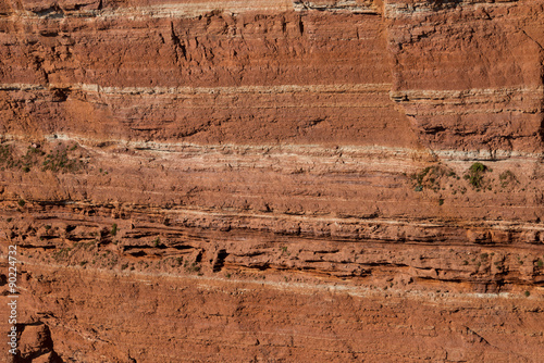 texture of red sandstone cliffs at heligoland