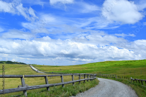 Mountain ranch and promenade