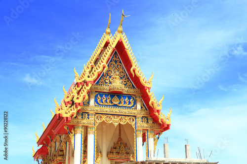 Thai temple building