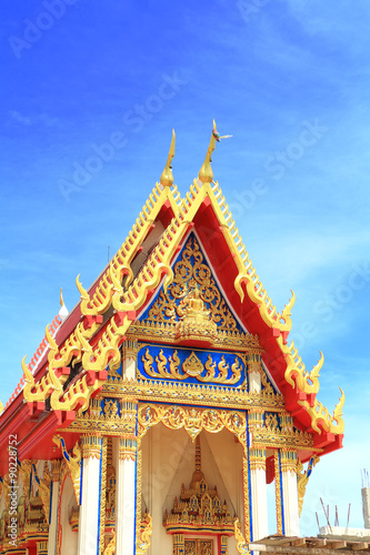 Thai temple building