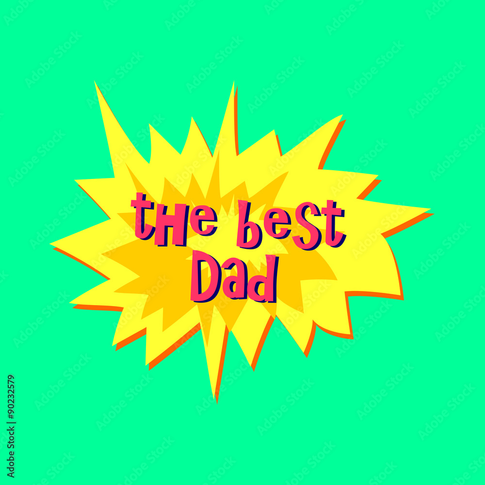 Happy Fathers Day sticker Happy Fathers Day sticker