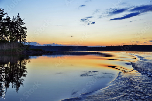 sunset on the lake © srubina