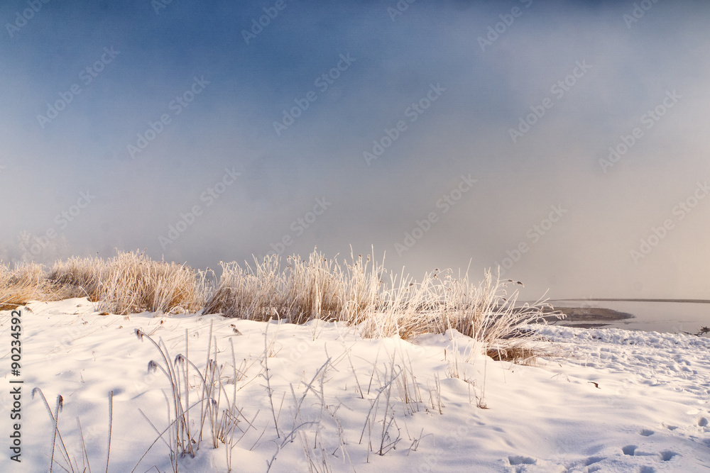 snowy winter day, lake chiemsee (15)