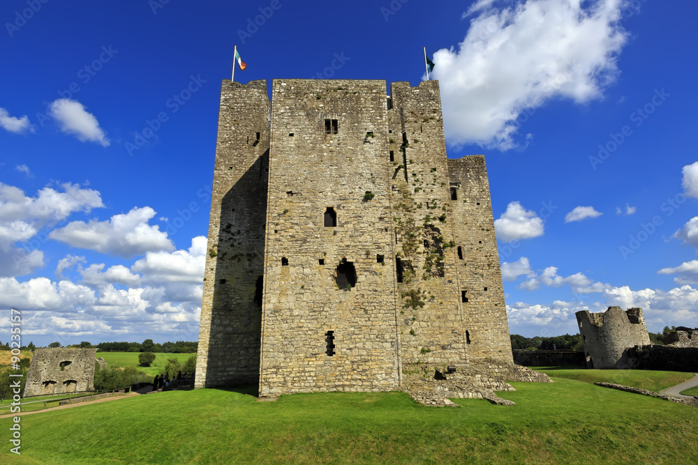 Trim Castle on the banks of the Boyne River in County Meath, is the largest Anglo-Norman Castle in ireland and was used as location in making the film Braveheart.