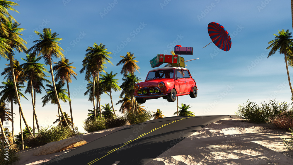 Fototapeta premium car rally