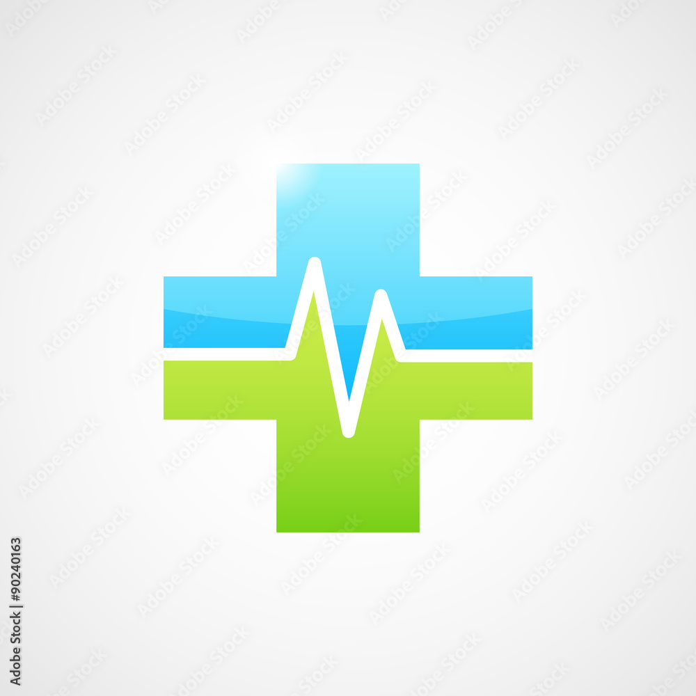 Medical icon, cross shape Medical icon, cross shape
