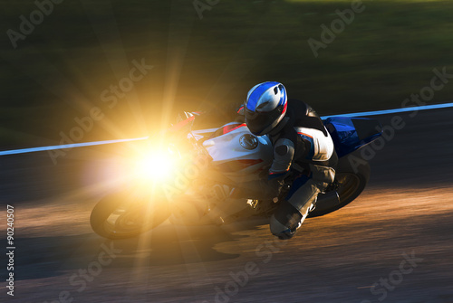 Motorbike racing photo