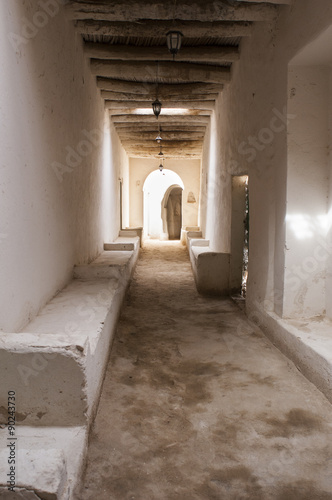 The tipical street of the ancient city of Ghadames
